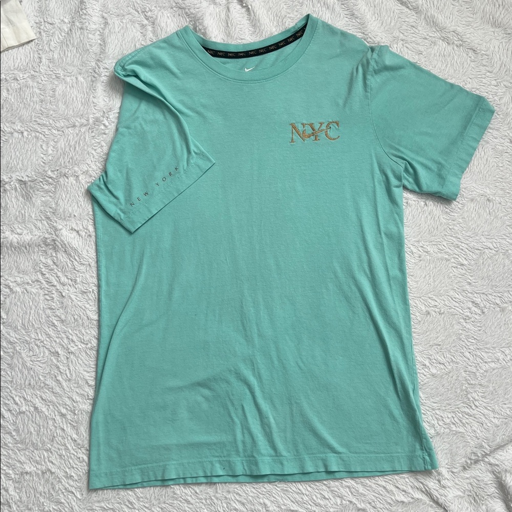 Nike NYC Men's Aqua T-Shirt